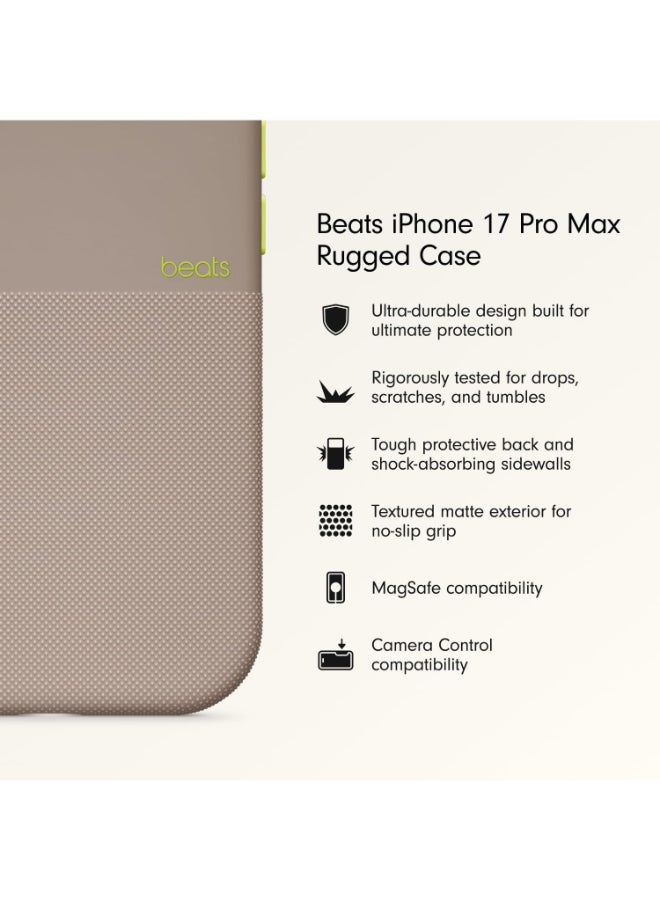 بيتس Certified Pre Owned - iPhone 17 Pro Max Rugged Case with MagSafe & Camera Control - Alpine Gray - Image 2