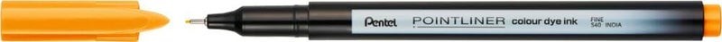 بنتل قلم Pentel S40 Pointliner، حبر صبغي ملون، سمك خط 0.4 مم، لون برتقالي غروب الشمس (قلم واحد) - Image 2