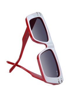 Woggles Red Pappy Tyntix White Rectangle Sunglasses  - Image 5