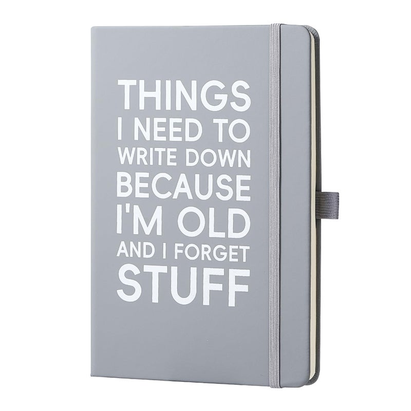 SUADEN Funny Gift Notebook Journal for Men and Women â€“ Things I Need To Write Down Because I'm Old And I Forget Stuff â€“ Unique Thoughtful Gifts for Co-workers, Friends and Familyâ€“100 Pages - Image 1