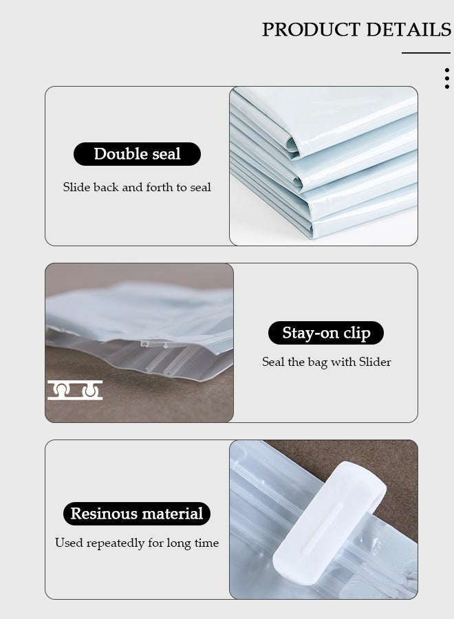 DUNISO 70*50 cm Vacuum Storage Bags-5 Compression Bags Pump Needed Reusable Compression Bags Space Saver Home Packing Organizers for Packing, Clothes, Comforters, Blankets - Image 5