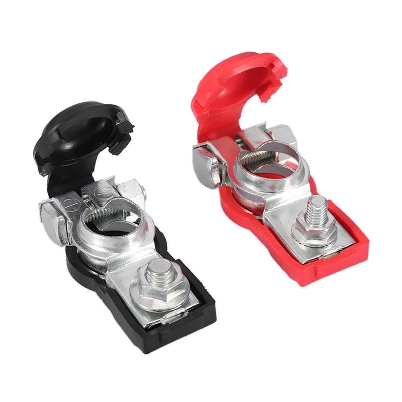 Ejoyous 1 Pair Battery Terminals, Battery Pole Terminals, Car Battery Quick Clamps Connectors, Car Battery Clips, Connection Clamps for Car, Boat, Vehicle, Motorhome - Image 1