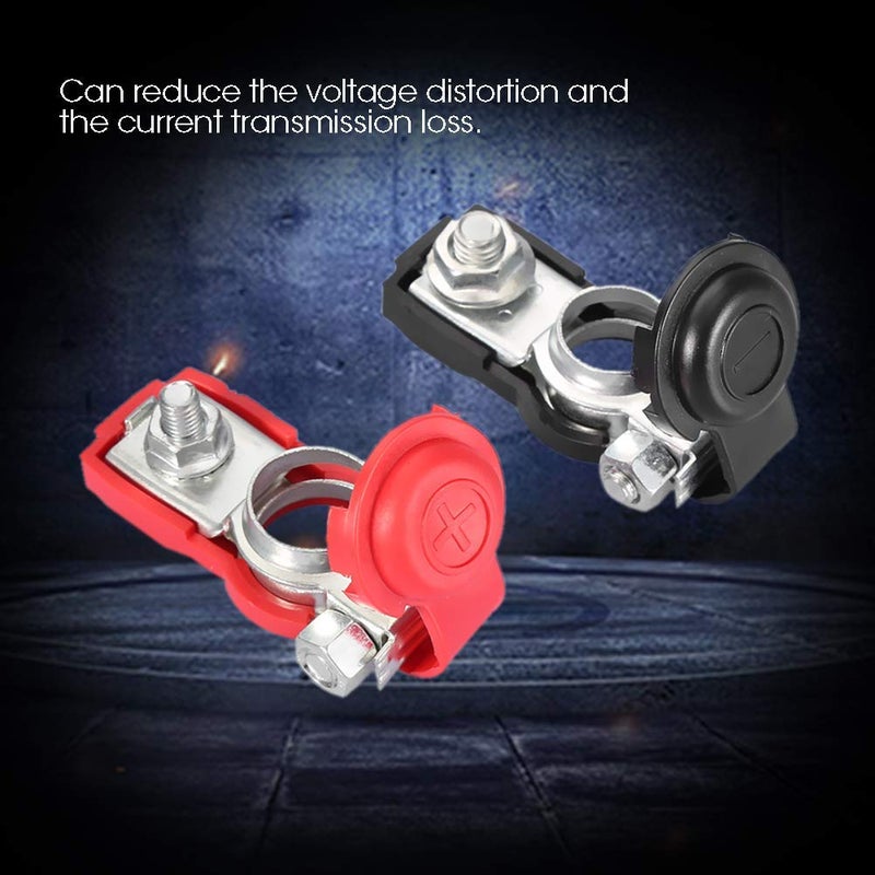 Ejoyous 1 Pair Battery Terminals, Battery Pole Terminals, Car Battery Quick Clamps Connectors, Car Battery Clips, Connection Clamps for Car, Boat, Vehicle, Motorhome - Image 3