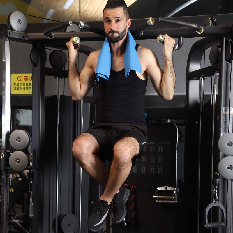 Rainleaf Microfiber Towel Blue 16 X 32 Inches - Image 5