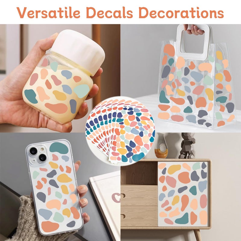 AOWDIAO 720 Pcs Irregular Polka Dots Stickers Peel and Stick Decals for Bedroom, Nursery, Living Room, Bathroom, Classroom, Vinyl Stickers for Wall, Car, Water Bottle, Laptop, Phone Case Decor - Image 5