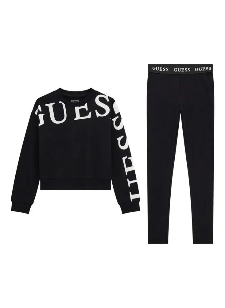 جس Kids Crew Neck Top And Leggings Sets