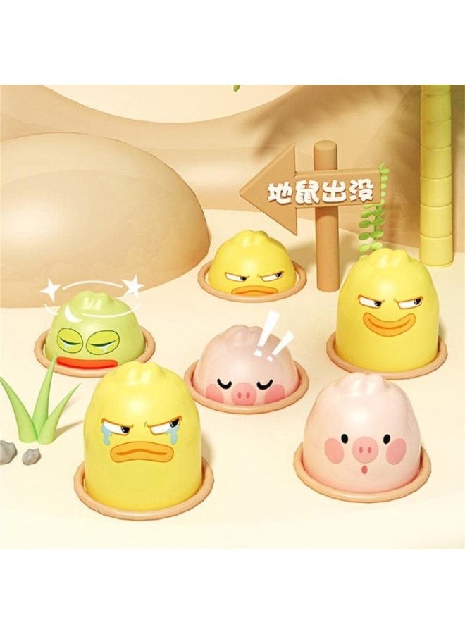 Frog Cartoon Whac-A-Mole Montessori Toy - Animal-Themed Knocking Game | Educational Board Game for Toddlers & Parent-Child Play - Image 2