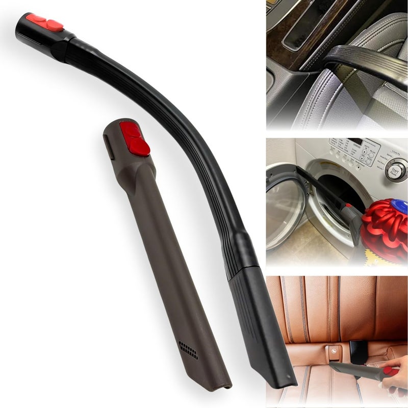 VACEXT Vacuum Attachments for Dyson V7 V8 V10 V11 V15 - Long Flexible Vacuum Crevice Tool for Car Detailing, Corners and Gaps Cleaning - Dryer Vent Cleaner Vacuum Attachment for Dyson - Image 1