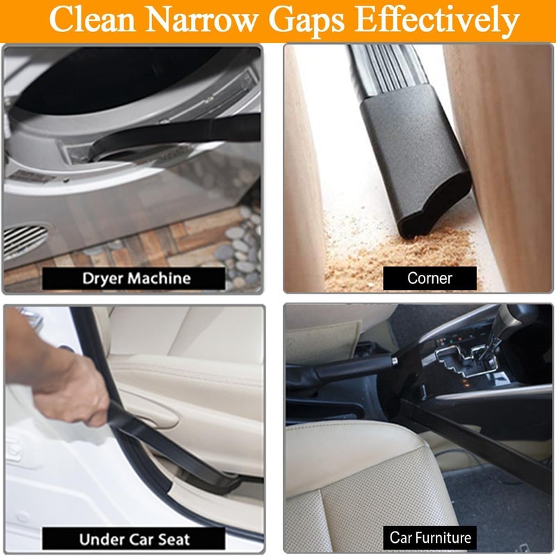 VACEXT Vacuum Attachments for Dyson V7 V8 V10 V11 V15 - Long Flexible Vacuum Crevice Tool for Car Detailing, Corners and Gaps Cleaning - Dryer Vent Cleaner Vacuum Attachment for Dyson - Image 4