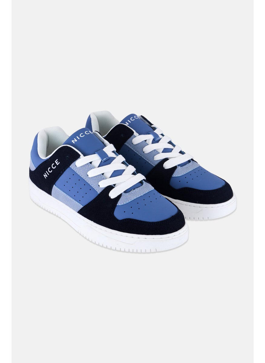 Nicce - Men Tagora Lace Up Casual Shoes, Blue - Image 1