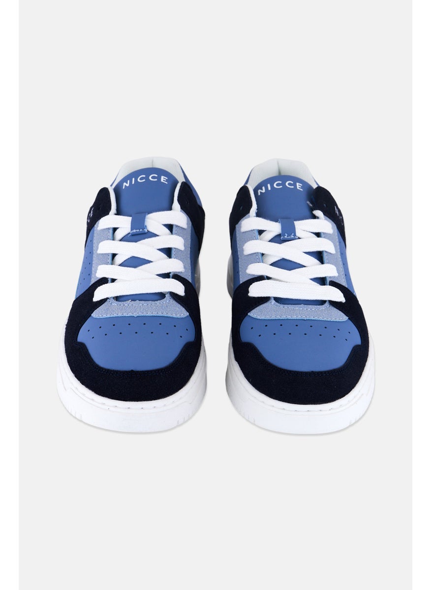 Nicce - Men Tagora Lace Up Casual Shoes, Blue - Image 1