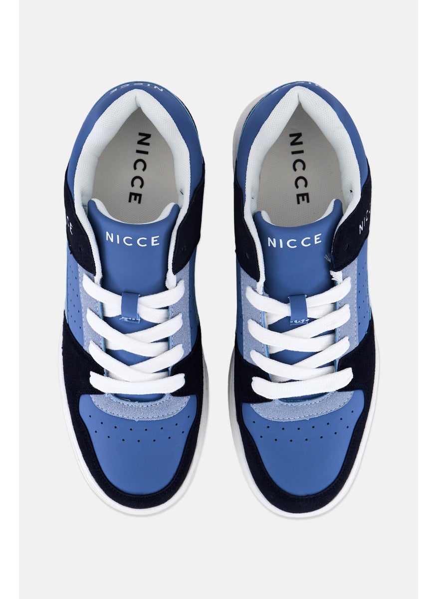 Nicce - Men Tagora Lace Up Casual Shoes, Blue - Image 1