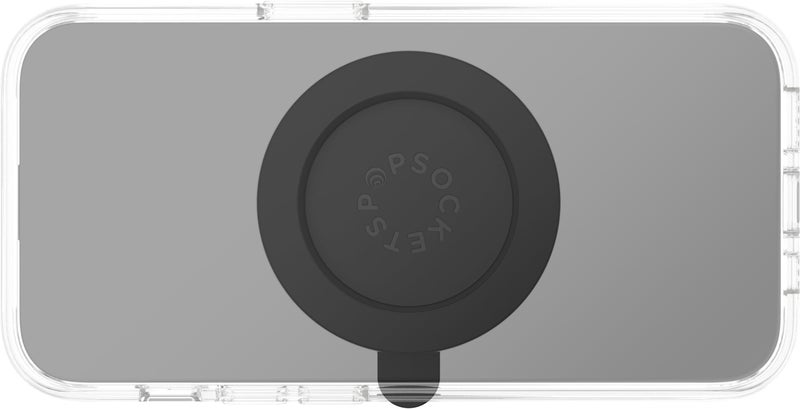 PopSockets Multi-Surface Suction Phone Mount, Detachable Surface Mount, Phone Stand Compatible with MagSafe® - Metallic Black - Image 5