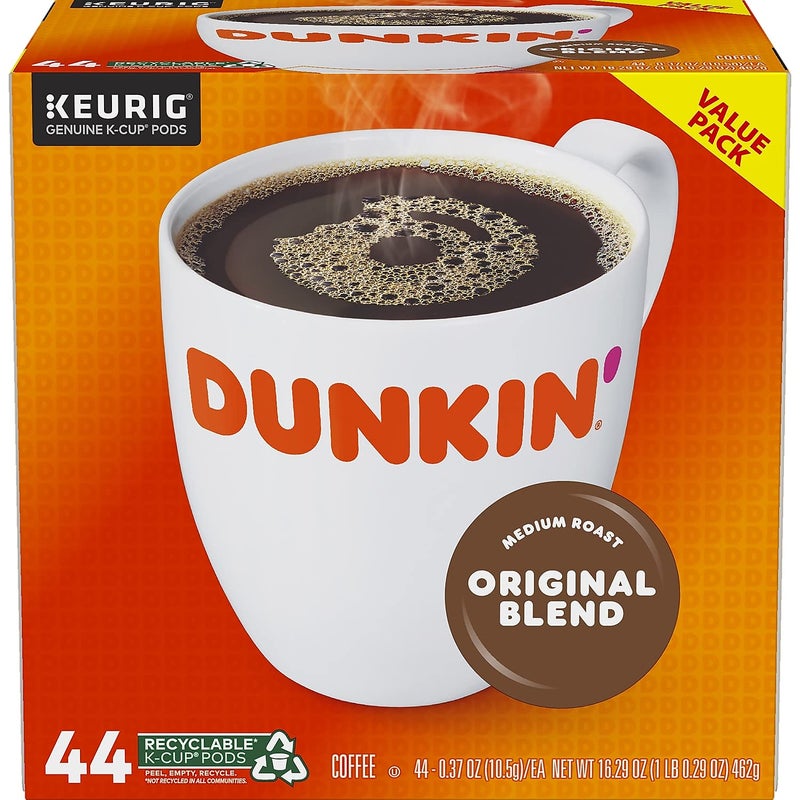 Dunkin Donuts Dunkin' Donuts 2091512 Original Blend Coffee K-Cup Pods Medium Roast 44/Box (006933) - Image 3