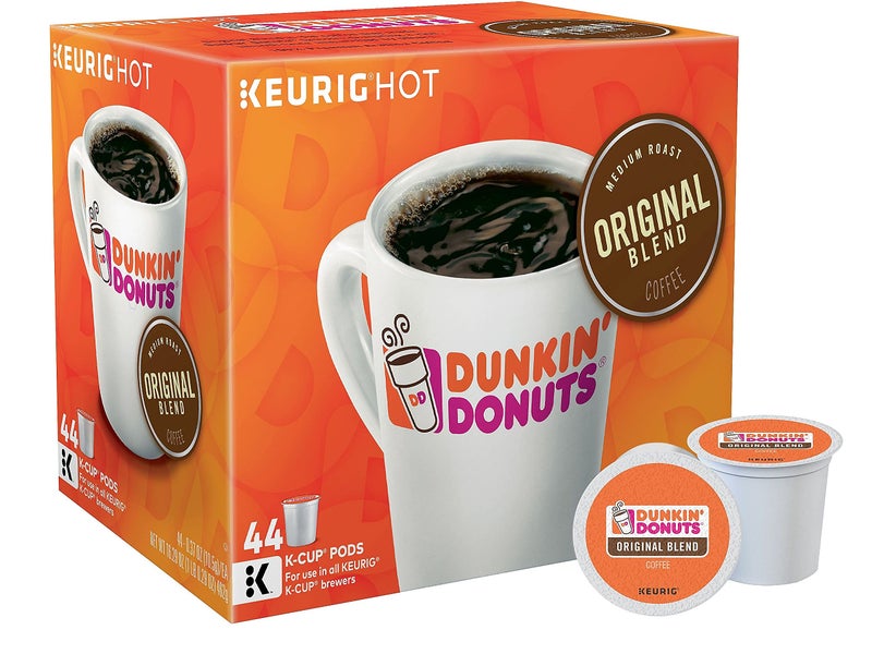 Dunkin Donuts Dunkin' Donuts 2091512 Original Blend Coffee K-Cup Pods Medium Roast 44/Box (006933) - Image 1