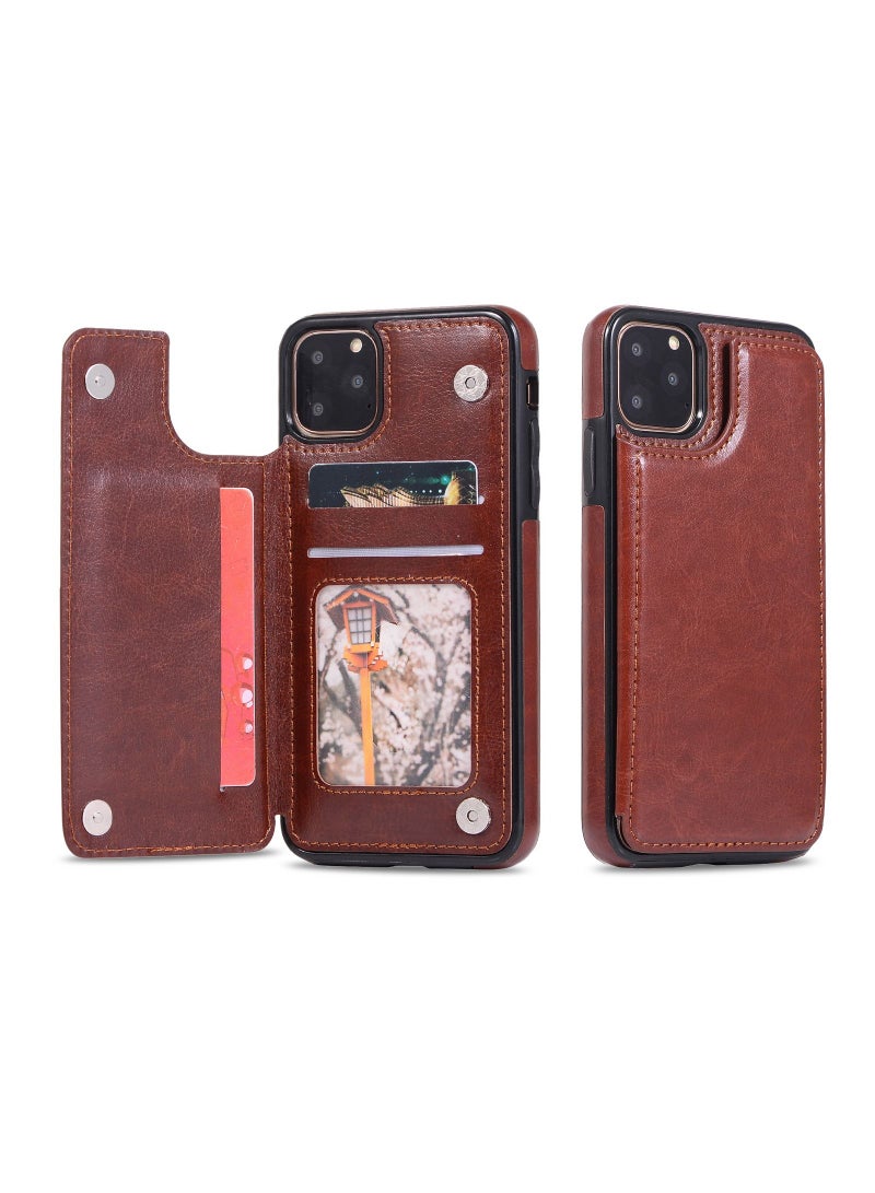 Loquat Suitable For iPhone Solid Color Mobile Phone Leather Case