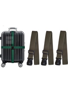 Sar 3 Pieces of Luggage Suitcase Seat Belts  - Image 5