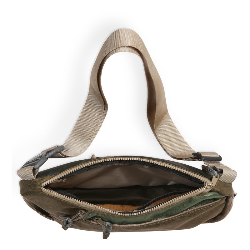KAVU Roam Sling Bag, Crossbody Bag for Women & Men | Lightweight Travel & Everyday Carry | Padded Design & Water Resistant, Ground Cover - Image 3