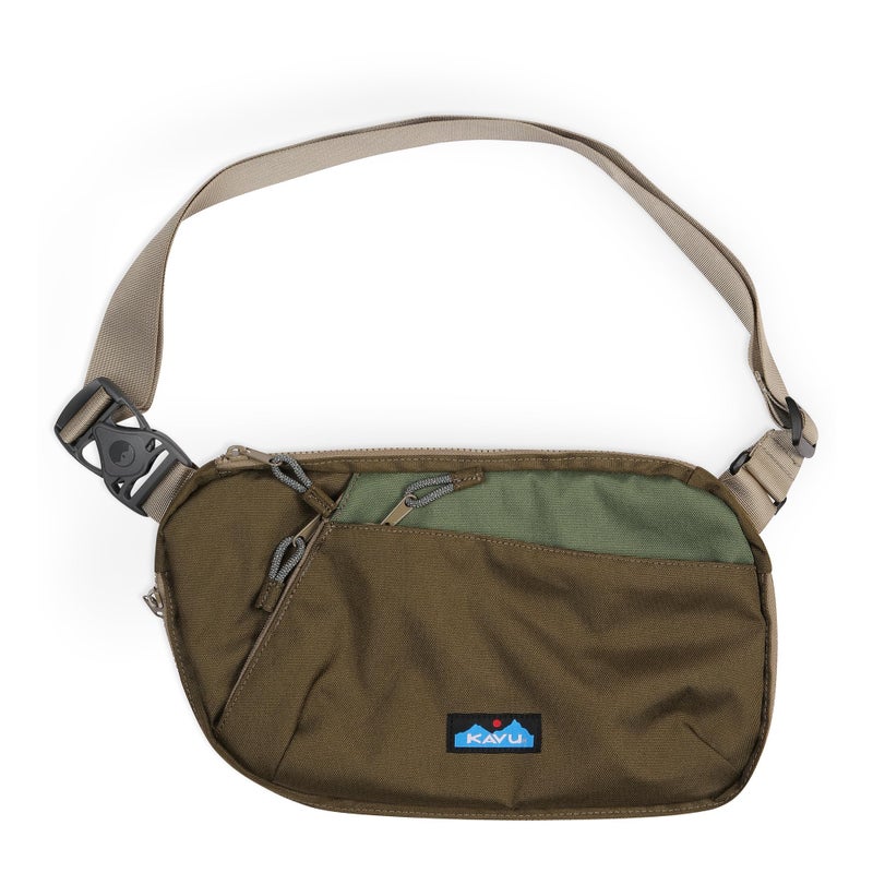 KAVU Roam Sling Bag, Crossbody Bag for Women & Men | Lightweight Travel & Everyday Carry | Padded Design & Water Resistant, Ground Cover - Image 1
