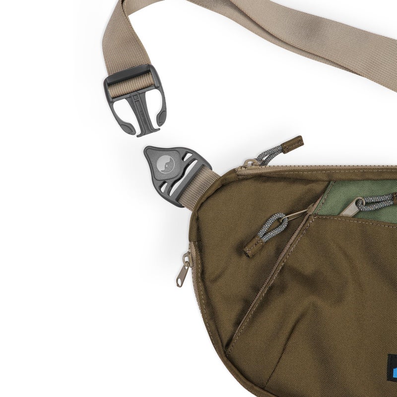 KAVU Roam Sling Bag, Crossbody Bag for Women & Men | Lightweight Travel & Everyday Carry | Padded Design & Water Resistant, Ground Cover - Image 4