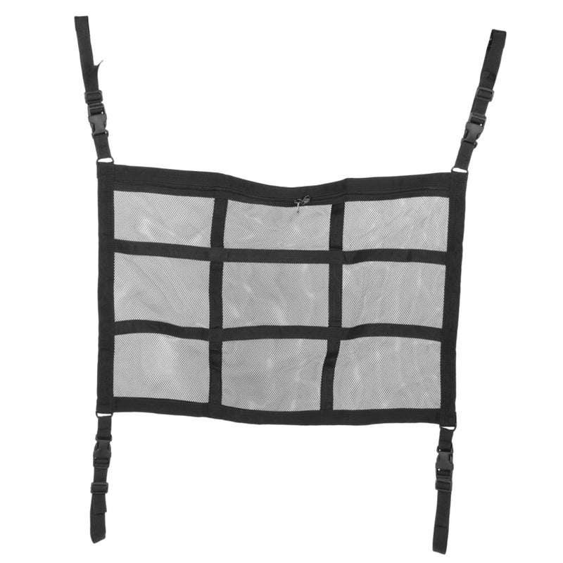 Large Capacity Roof Storage Bag Mesh Car Organizer Easy To Install - Image 2