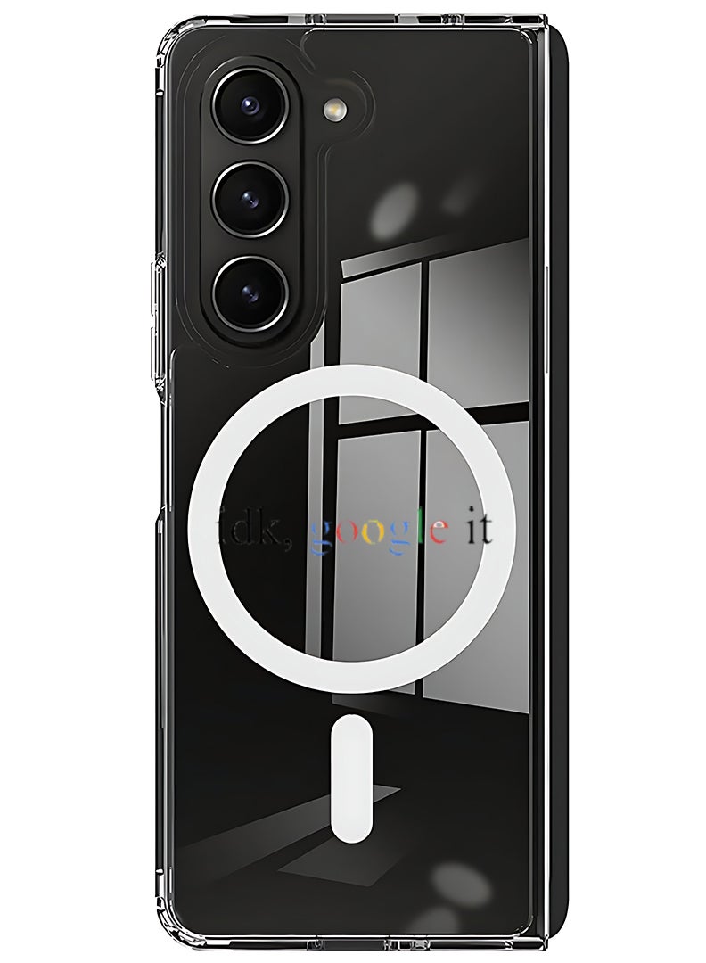 Theodor Magnetic Case for Samsung Galaxy Z Fold 5 Compatible with MagSafe Wireless Charging, Shockproof Phone Bumper Cover Google it - Image 1