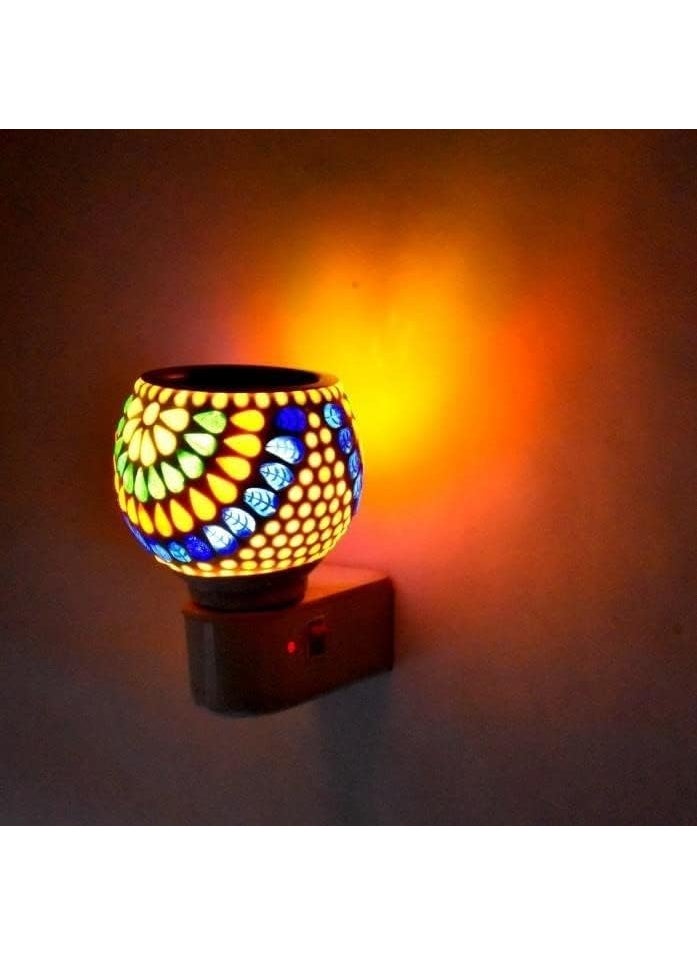ASHAPURA CREATION ASHAPURA CREATION Ceramic Kapur Dani Electrical Camphor Diffuser Home Fragrance Oil Burner Aroma Night Lamp Pcs1 58Design 