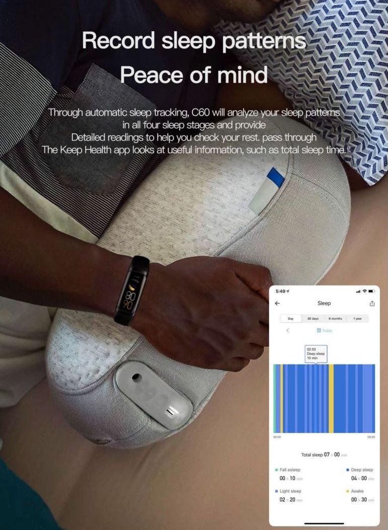 Smart Bracelet Fitness Tracker 1.1-inch AMOLED - Image 4