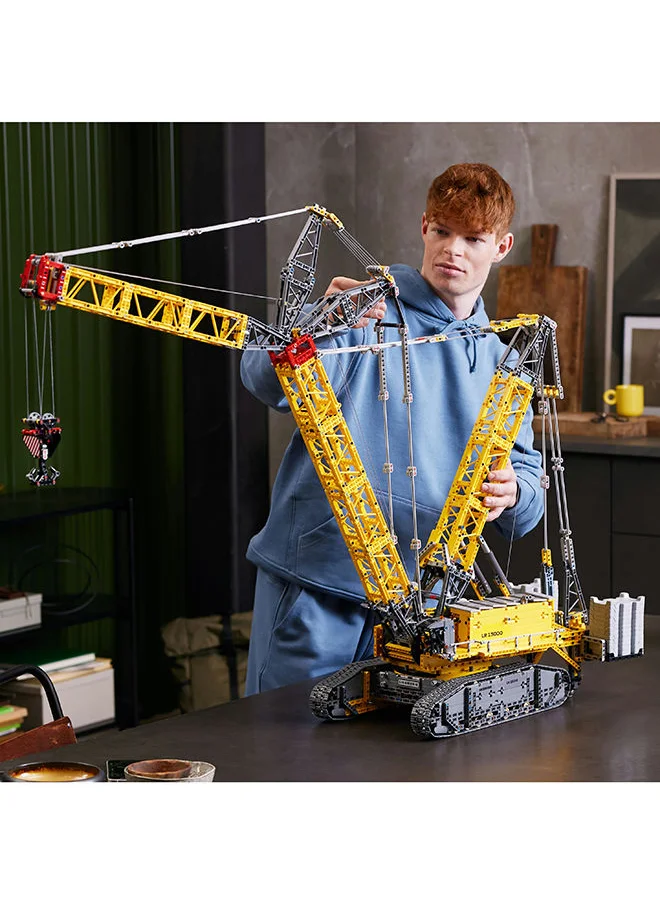 LEGO Technic Liebherr Crawler Crane LR 13000 42146 Model Building Kit for Adults; Enjoy a Rewarding Project Crafting All the Details of This Model Crane with Winch System and Luffing Jib (2,883 Pieces)