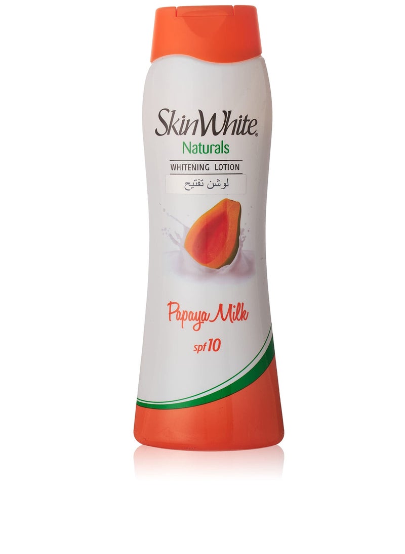 skin white Skin white Natural Papaya Milk White Lotion SPF10 350 ml 