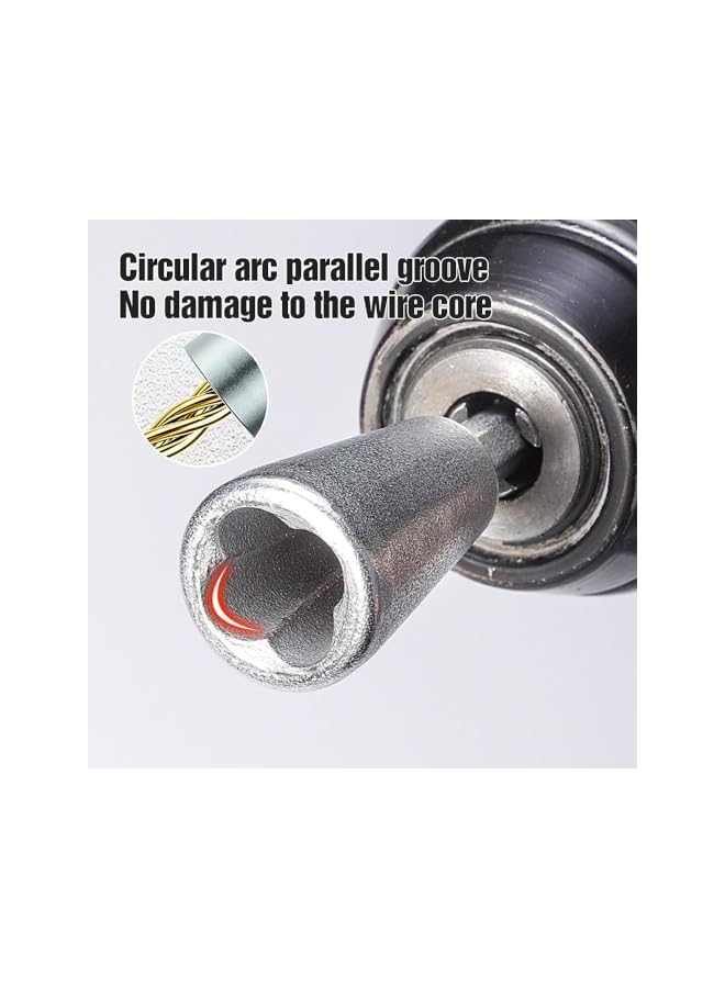 PROMASS Wire Twisting Tool Wire Twister Wire Connector, New Wire Twisting Tool Wire Stripper Tool Wire Twister Tool for Drill, Wire Stripping and Twisting Tool for Power Drill, Cable Quick Stripping(2PCS) - Image 2