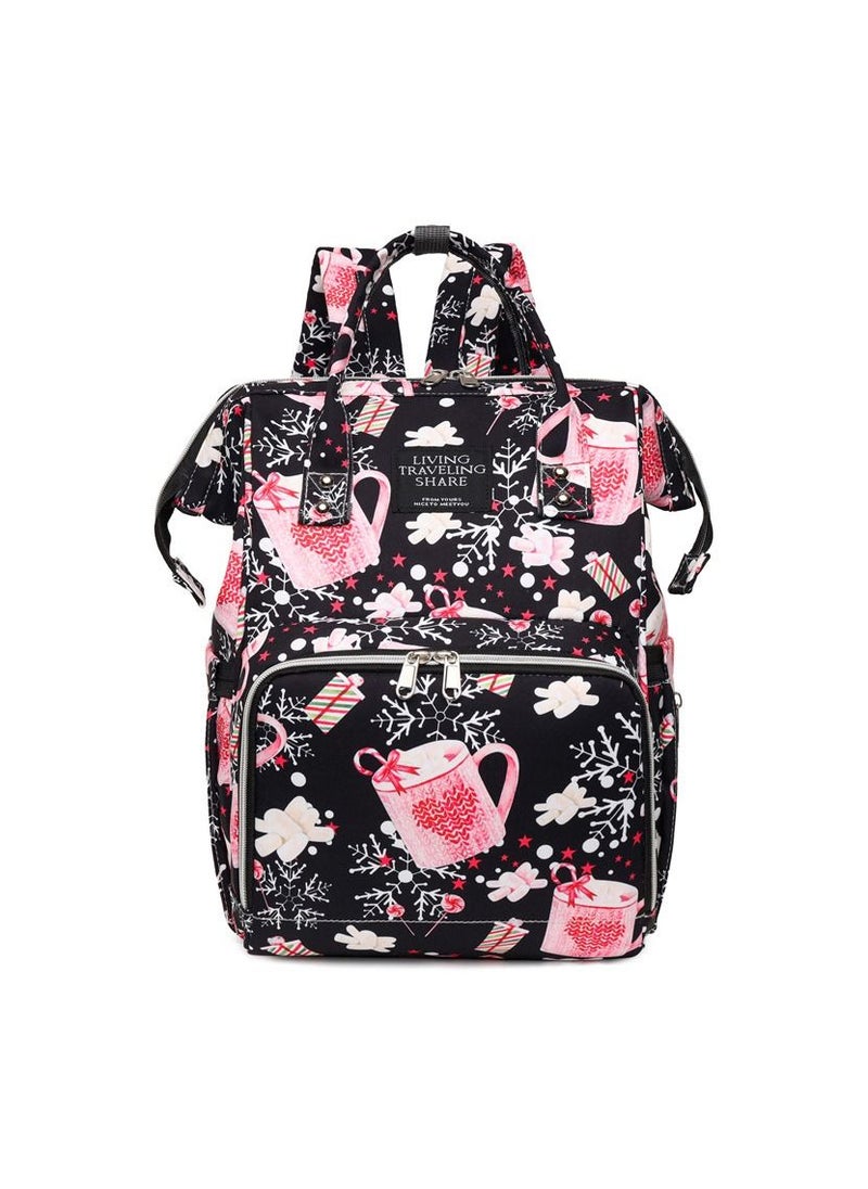 Mommy bag multi-purpose mother and baby bag fashion mother bag baby bottle backpack large capacity diaper backpack