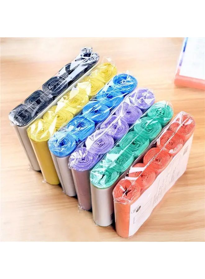 Purple Small Trash Bags 5 Rolls 75 Count 17 72x19 69 Inch Disposable For Bathroom Kitchen - Image 1