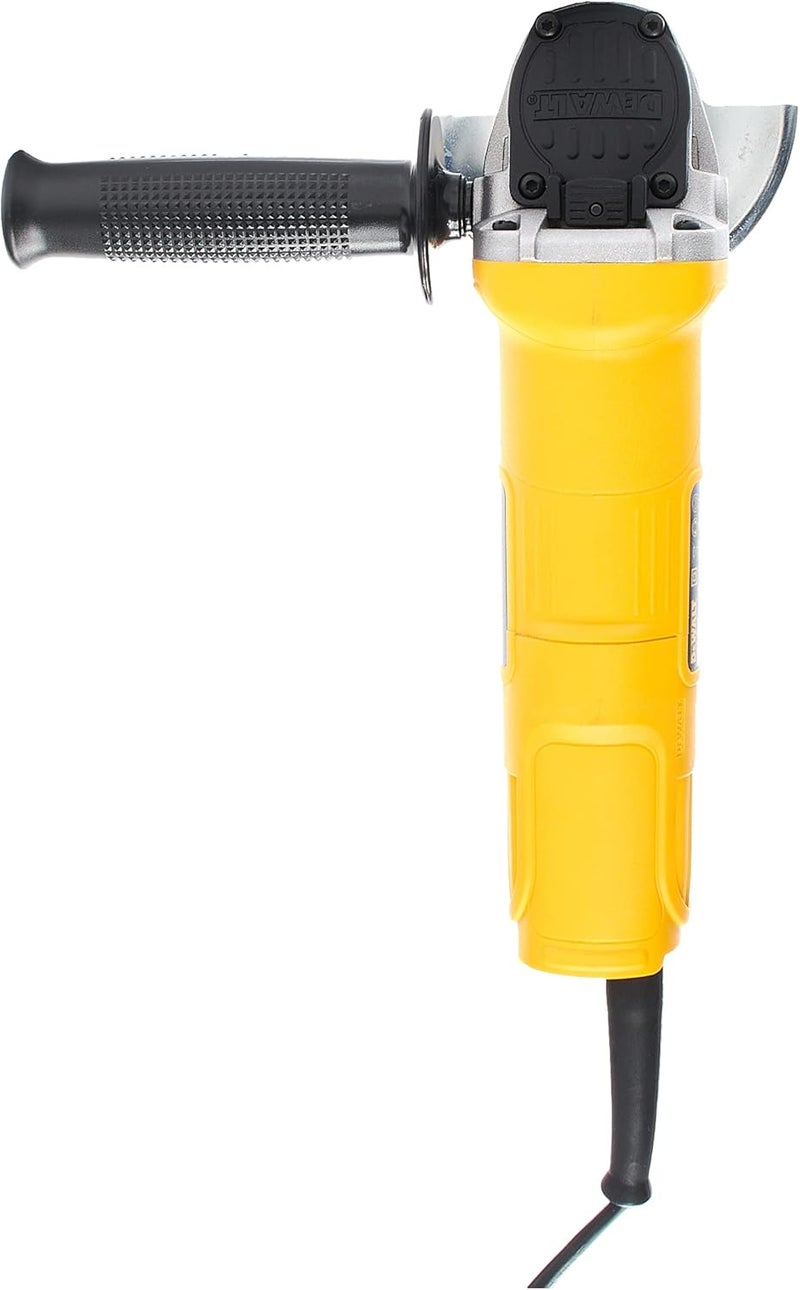 DEWALT 100Mm, 800W, Toggle Switch, Angle Grinder, Yellow/Black, Dwe4001-B5, 3 Year Warranty - Image 2