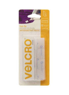 Velcro 12-Piece Heat Activated Fabric Adhesive Str 
