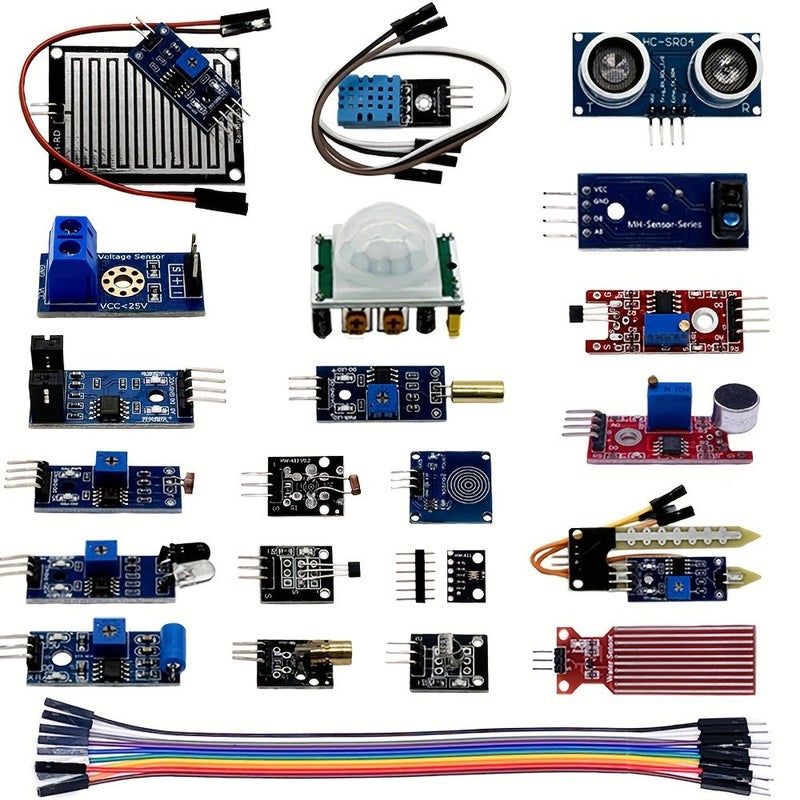 22 في 1 مجموعة وحدة استشعار الروبوتات للتعلم المبتدئ لمكونات R3 صندوق - Image 1