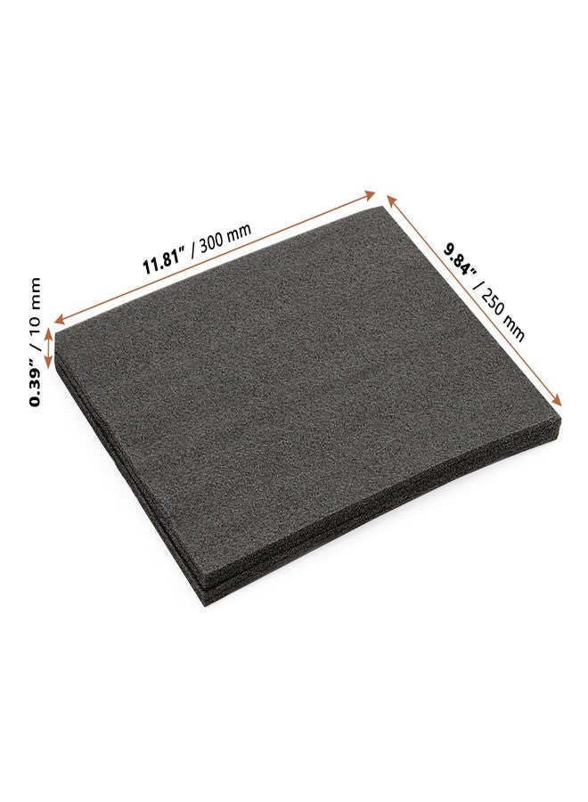 LEXININ 15 Pack 12 x 10 x 2/5 Inch Foam Pads, Polyethylene Cushioning Sheets for Moving, Packing, Crafting, Black - Image 2