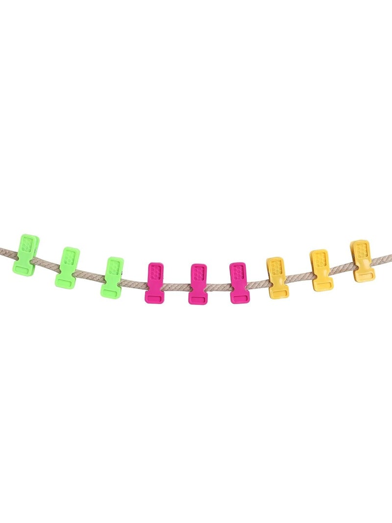 DADDY - G DADDY-G® Heavy Duty Cloth Clips for Drying | Extra Strong Plastic Clothes Pegs | Rust-Free, Windproof Clips for Indoor & Outdoor Use (Multicolour, 10cm) - Image 5