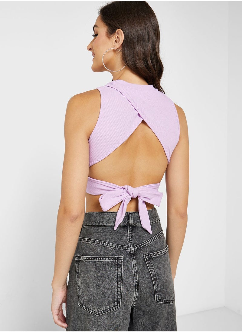 Ginger - Cutout Back Top - Image 1