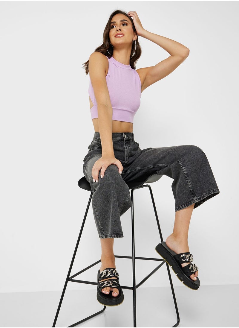 Ginger - Cutout Back Top - Image 1