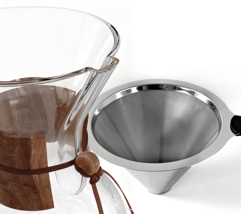 AGOGO Pour Over Coffee Maker Glass - 6/8/10 Cup Barista Kit with 304 Stainless Filter for Home, Office, Camping, Cafes - Easy Clean Coffee Dripper Set (Rag&Brush Included) (8 Cup/28 oz) - Image 2