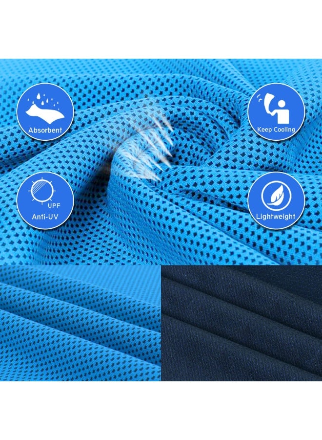 تمرين منشفة التبريد، النادي الرياضي، اللياقة البدنية، الجولف، اليوغا، التخييم، المشي، البولينج، السفر، منشفة رياضية خارجية لتخفيف التبريد الفوري (4 عبوات) - Image 4
