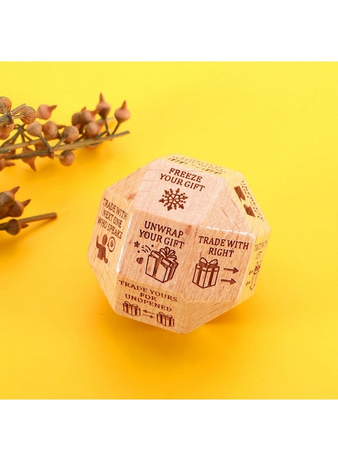 TI-EDC Santa Swap Gift Exchange Dice, Gift Exchange Dice, Christmas Games for Family Party, Christmas Party Gifts,Christmas Party Stocking Stuffers for Women, Funny White Elephant Gifts for Adults Gag Gifts - Image 3