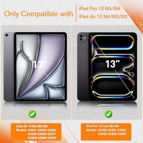 KCT 2 Pack Paperfeel Screen Protector Compatible with iPad Air 13 inch M4/M3/M2 & iPad Pro 13 inch M5 2025/ M4 2024, Paper Write as Real Paper, Anti Glare, Touch Sensitivity - Image 2