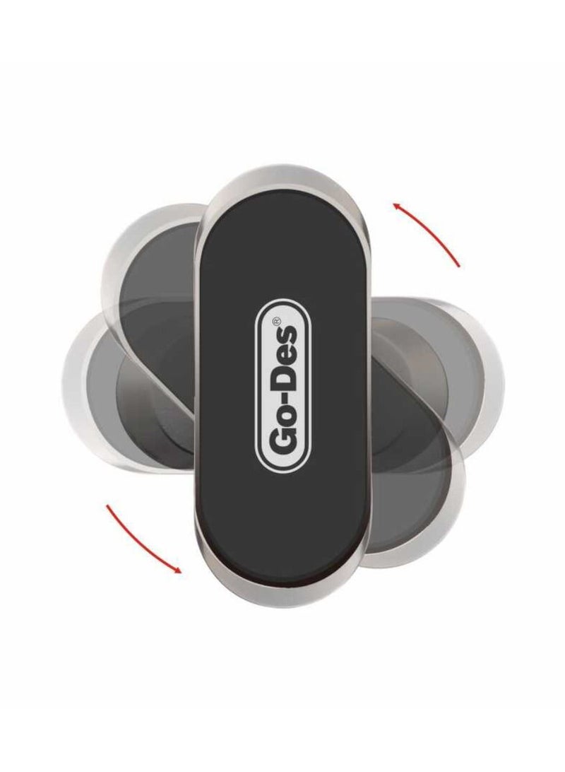 GO-DES All Round Rotating Mini Bracket GD-HD708 Magnetic Mobile Phone Holder - Image 1