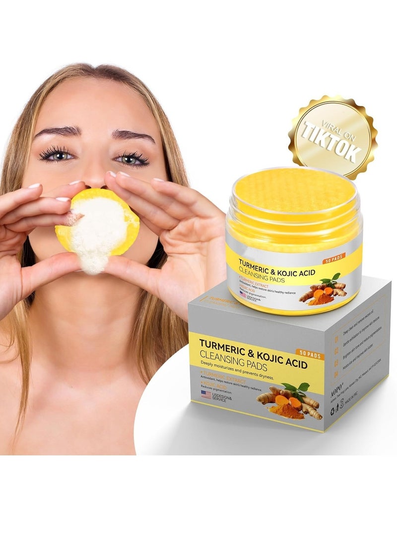 اي كيه زيد اي اي 50 قطعة كوجيك حمض و الكركم منصات التنظيف - Image 2