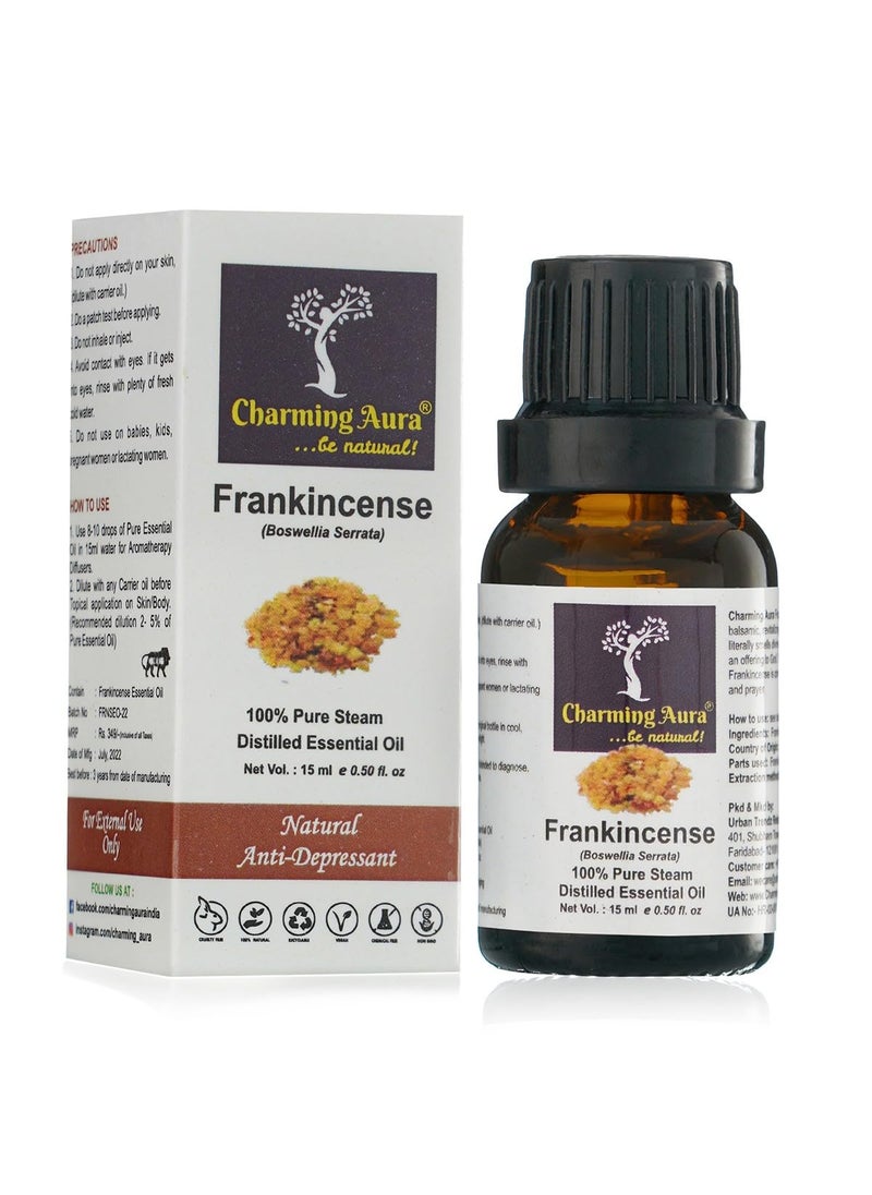 Charming Aura - be natural Pack of 2 Frankincense Essential Oils Frankincense 15ml 15ml  - Image 2