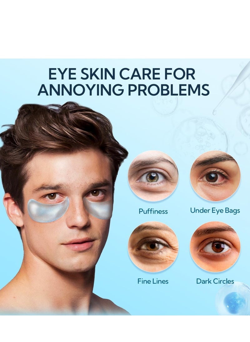 LANBENA Hyaluronic Acid Hydra-Gel Eye Mask Sheet Collagen Eye Patches Skin Care Eye Gel for Moisturizing Remove Dark Circles Eye Bag (30 Pairs) - Image 2