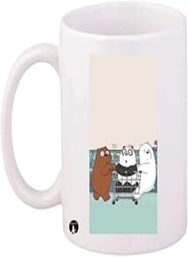 RYN PRINTED Design We Bare/Bears Mug White Black Brown Standard Size