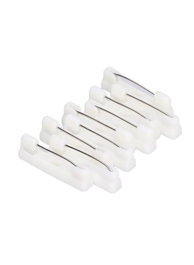 M.F.H Plastic Safety Brooch Pin Back Badge Backing Clip Blank Base for Jewelry Making Handmade Wedding Brooch DIY Findings 36MM Combo Pack of (10) - Image 4